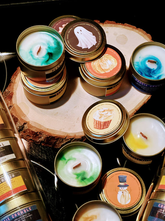 3OZ. MINI CANDLE BUNDLE - 6PK GOLD TINS